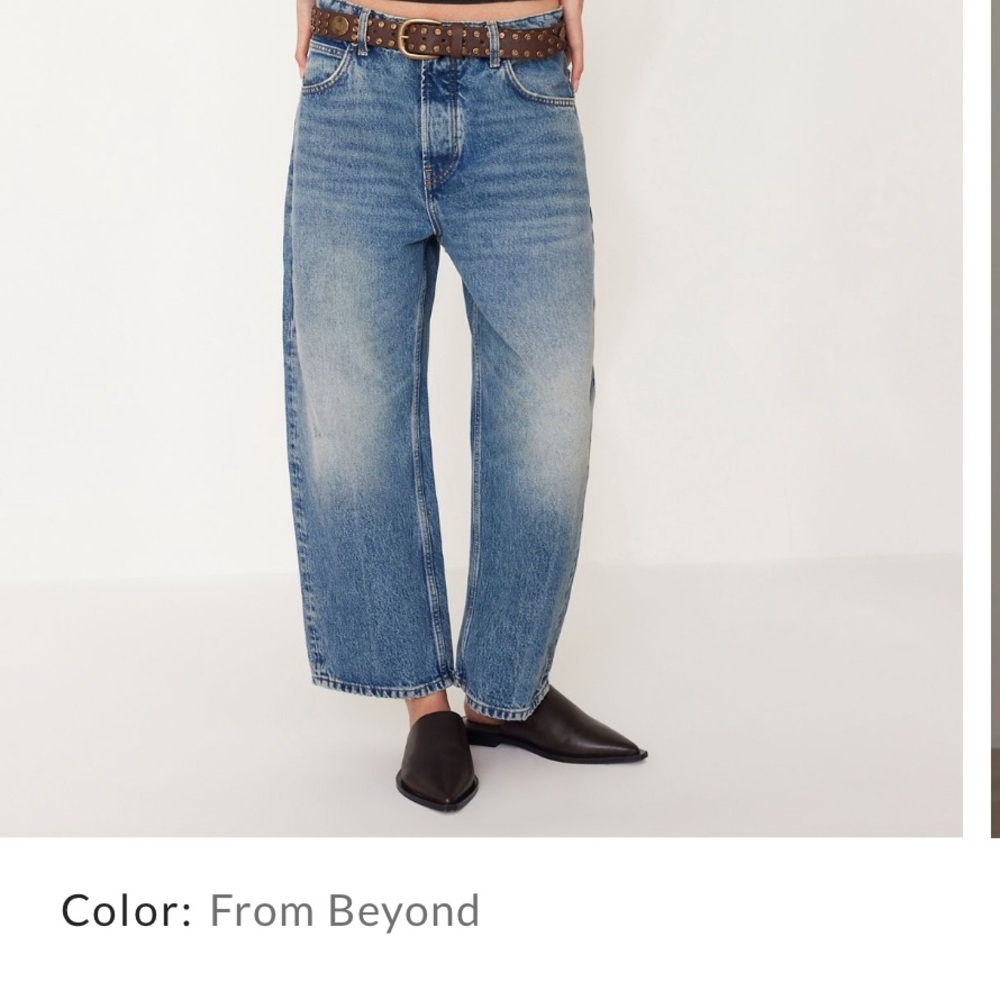 Free People Blue Flare & Wide Leg Jeans